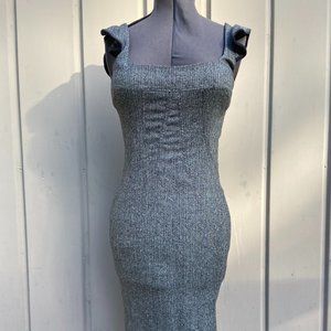 D&G Wool Fitted Knee-Length Dress